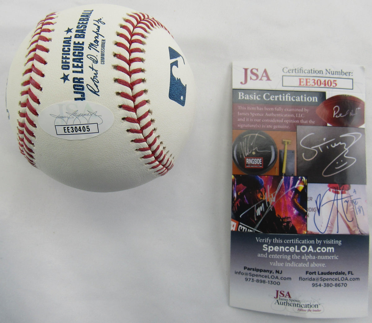 Wilson Ramos Signed Auto Rawlings Baseball JSA EE30405 B168
