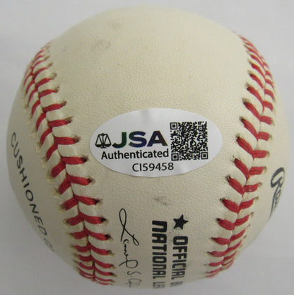 Albert Belle Signed Auto Baseball JSA CI59458