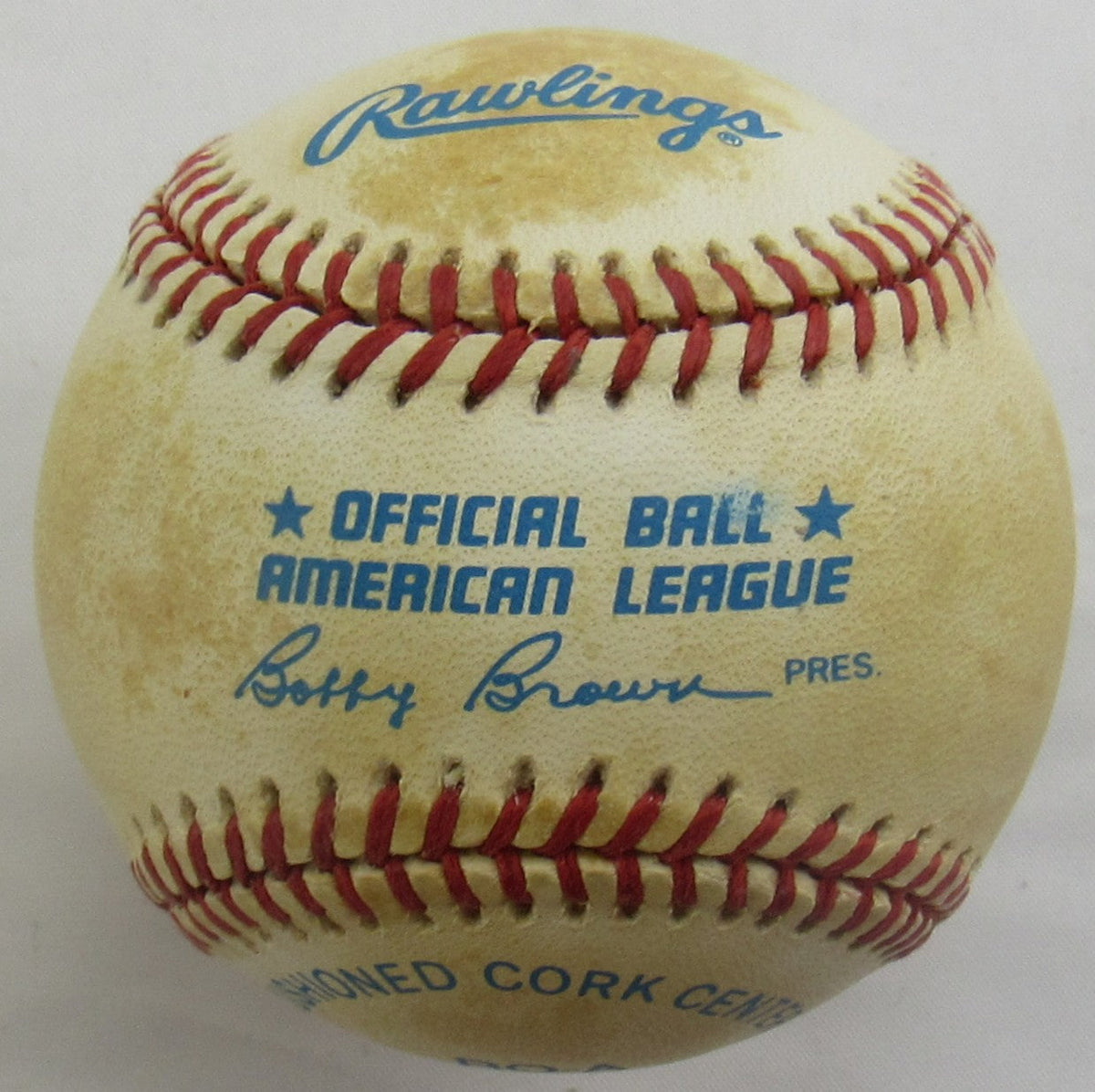 Curt Belfray Signed Auto Rawlings Baseball B150