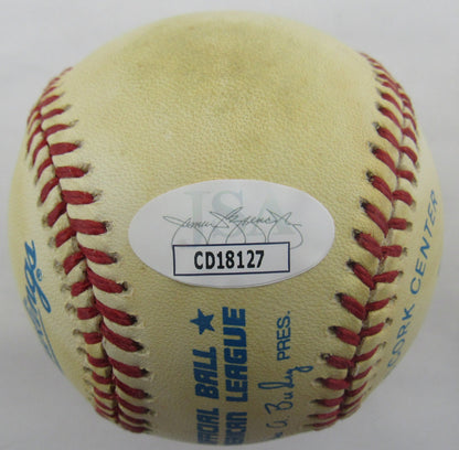 Larry Doby Signed Auto Rawlings Baseball JSA CD18127