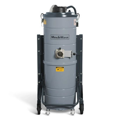 Industrial Wet/Dry Vacuum Cleaner with HEPA Filter Continuous Duty 8.6 HP 364 CFM 26.4 Gallon - 480V 3Phase,  IVB480