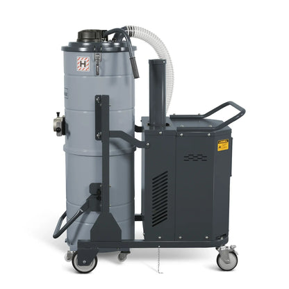 Industrial Wet/Dry Vacuum Cleaner with HEPA Filter Continuous Duty 8.6 HP 364 CFM 26.4 Gallon - 480V 3Phase,  IVB480