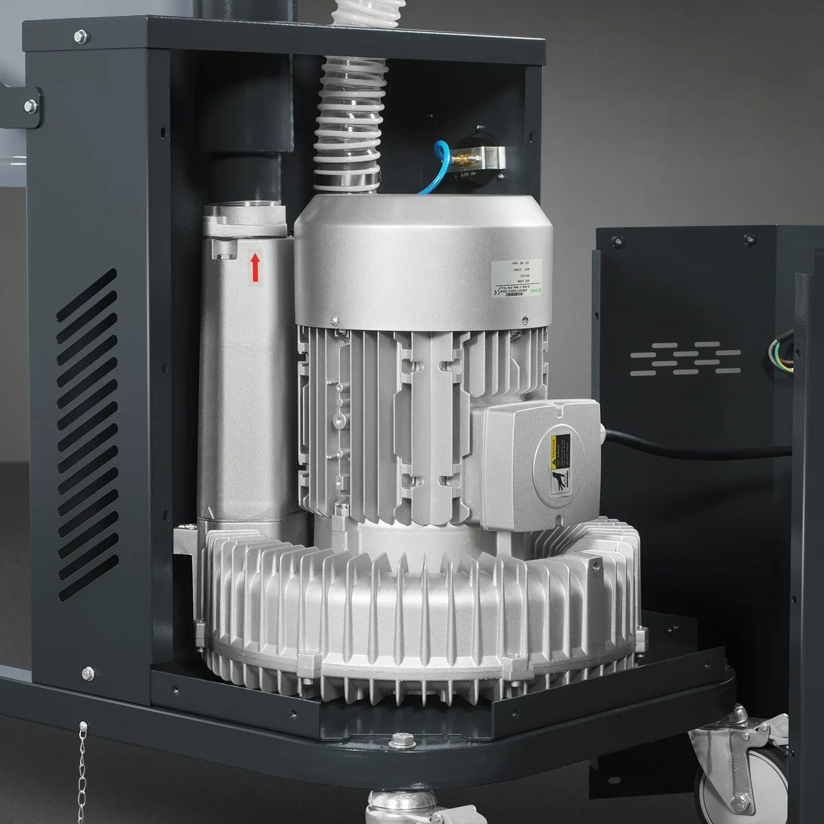 Industrial Wet/Dry Vacuum Cleaner with HEPA Filter Continuous Duty 8.6 HP 364 CFM 26.4 Gallon - 230V 3Phase,  IVB230