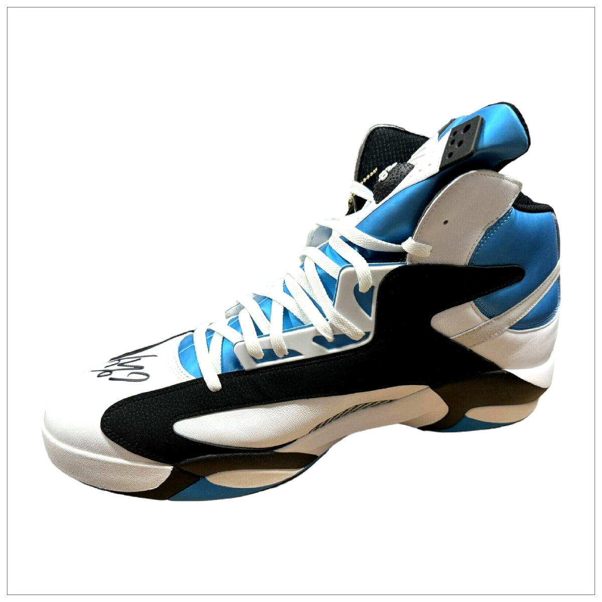 Fanatics Authentic Shaquille O'Neal Autographed Orlando Magic Reebok Blue/White Size 22 SHAQ Sneaker