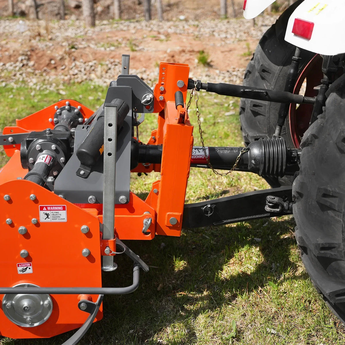48 in Rotary Tiller,  3 Point Hitch Cat.1 & 2,  Gear Drive,  PTO Shaft Included with Slip Clutch,  25-50 HP,  MRT48