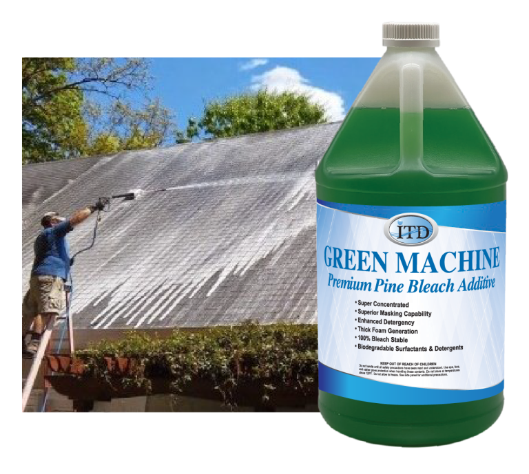 Green Machine – Premium Pine Bleach Additive 1 Gallon