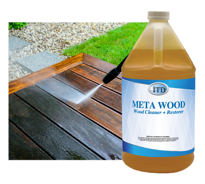 Meta Wood Wood Cleaner + Restorer 1 Gallon