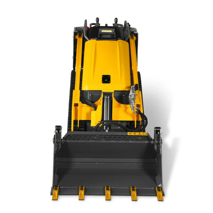 Mini Skid Steer Stand On Compact Track Loader ( 4 in 1 bucket included ) with 25HP KUBOTA D1105 Diesel Engine,  Common Industry Interface (CII),  CROBA  STL1000