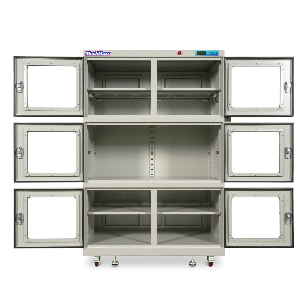 1-60% RH Nitrogen Dry Cabinet 1430L ESD Desiccator Cabinet Low Humidity Storage,  White,  NC1430BW-6