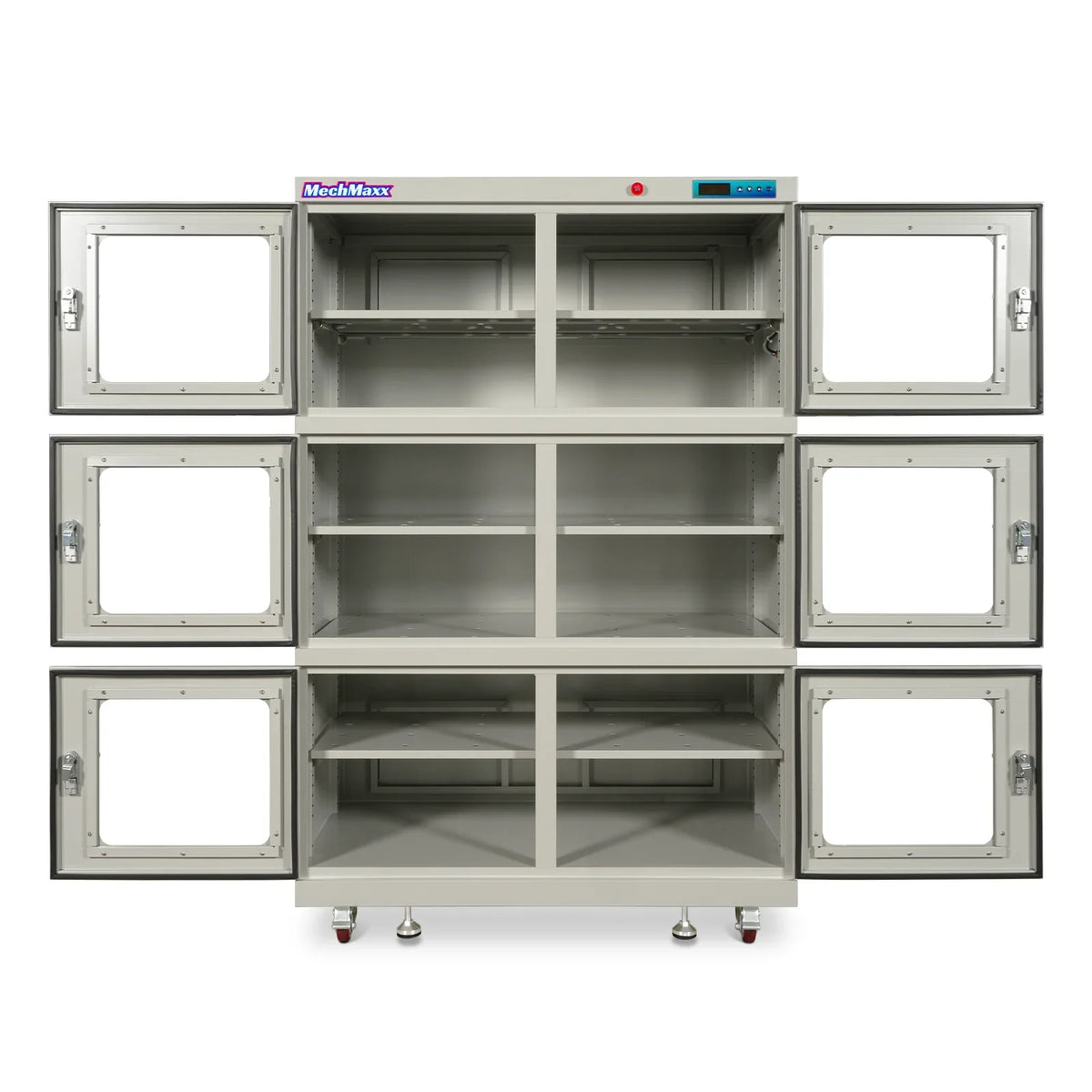 1-60% RH Nitrogen Dry Cabinet 1430L ESD Desiccator Cabinet Low Humidity Storage,  White,  NC1430BW-6