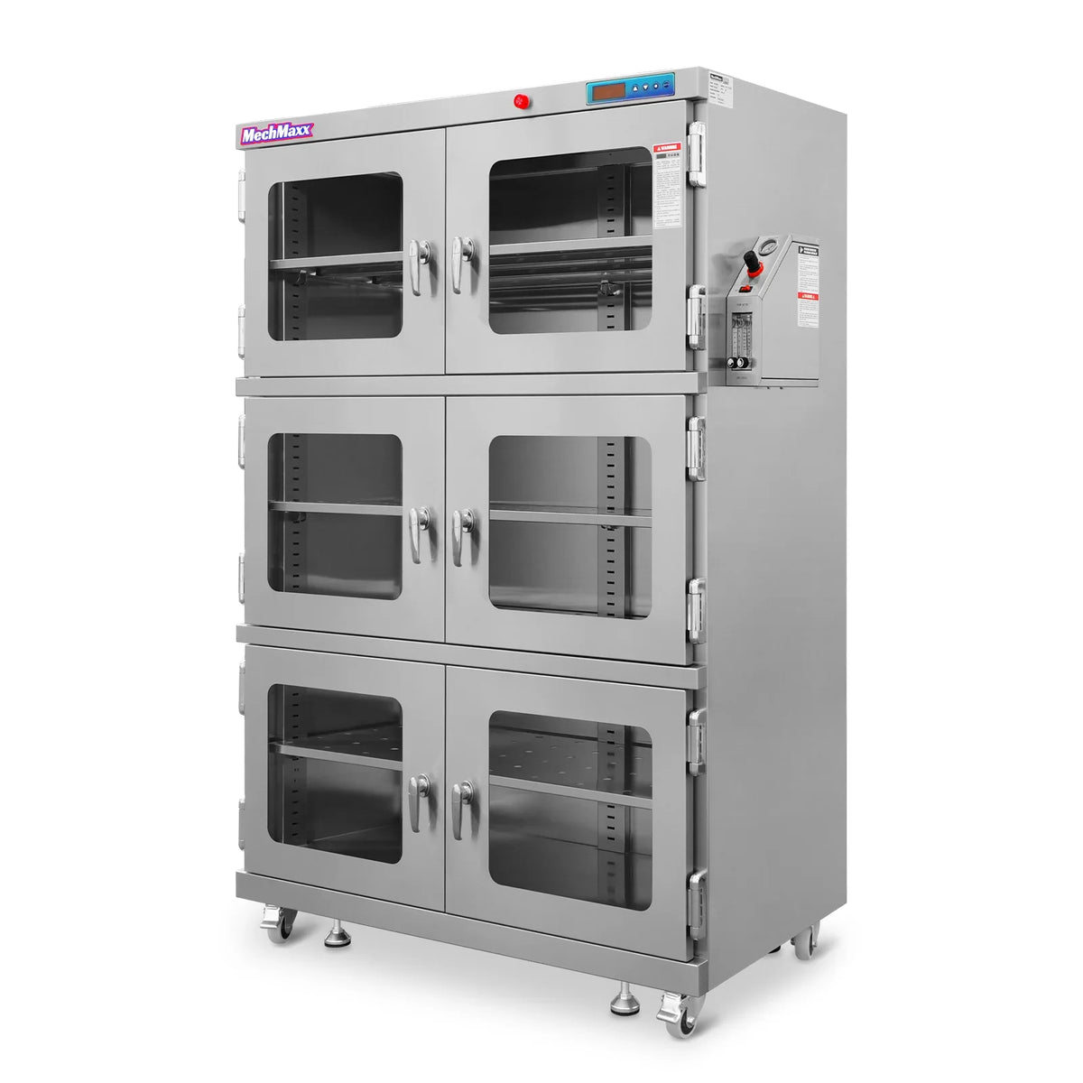 1-60% RH Nitrogen Dry Cabinet 1430L Desiccator Cabinet Low Humidity Storage, 304 Stainless Steel, NC1430BSS-6