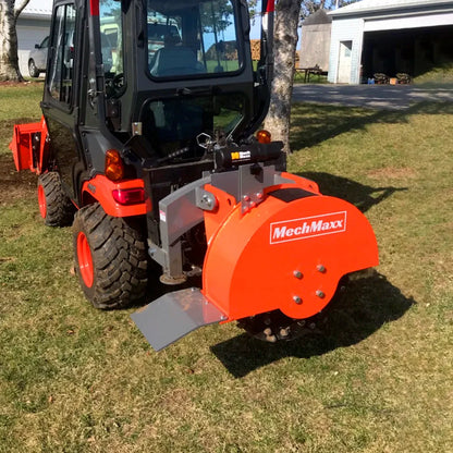 3-Point Hitch PTO Stump Grinder with 34 Carbide Teeth (PTO Shaft Included with Slip Clutch),  for 15-45HP Tractor; SG24