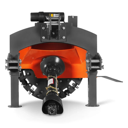 3-Point PTO Stump Grinder with 44 Carbide Teeth (PTO Shaft Included with Slip Clutch),  for 35-80HP Tractor,  SG28