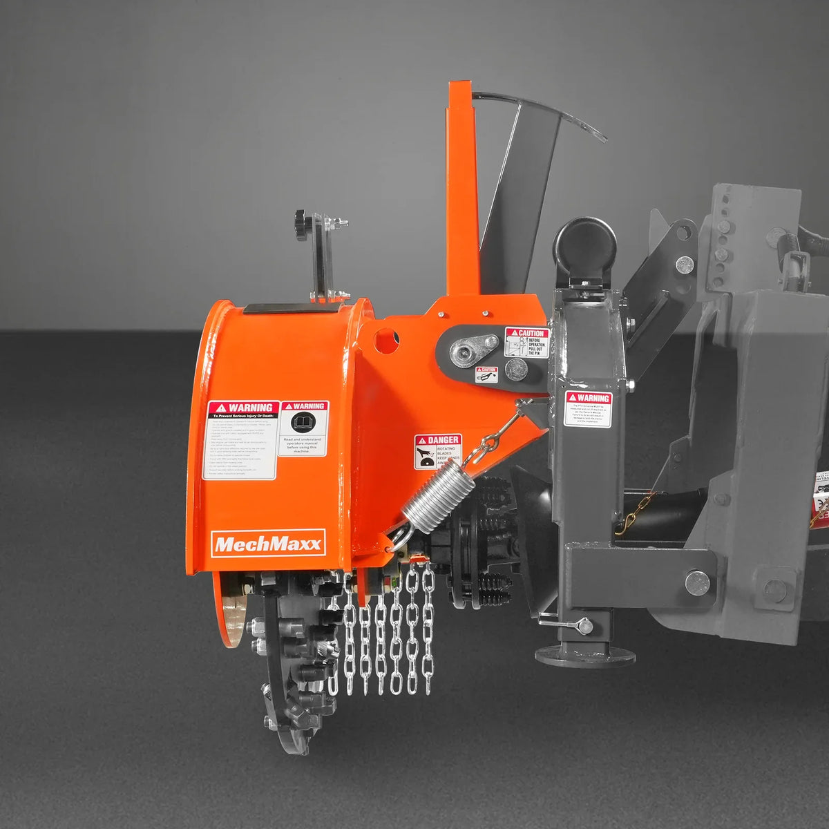 3-Point PTO Stump Grinder & Wood Chipper Bundle; SG24PRO; BX42S; Orange