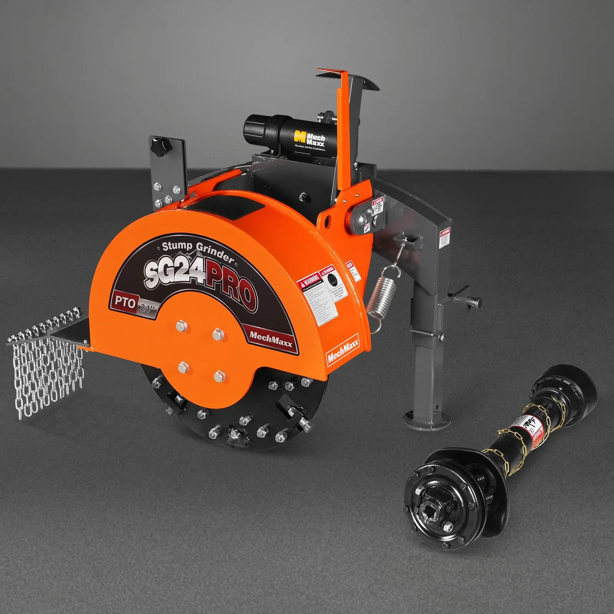 3-Point PTO Stump Grinder & 6",  3 Point Hydraulic PTO Wood Chipper Bundle, SG24PRO & WC68H
