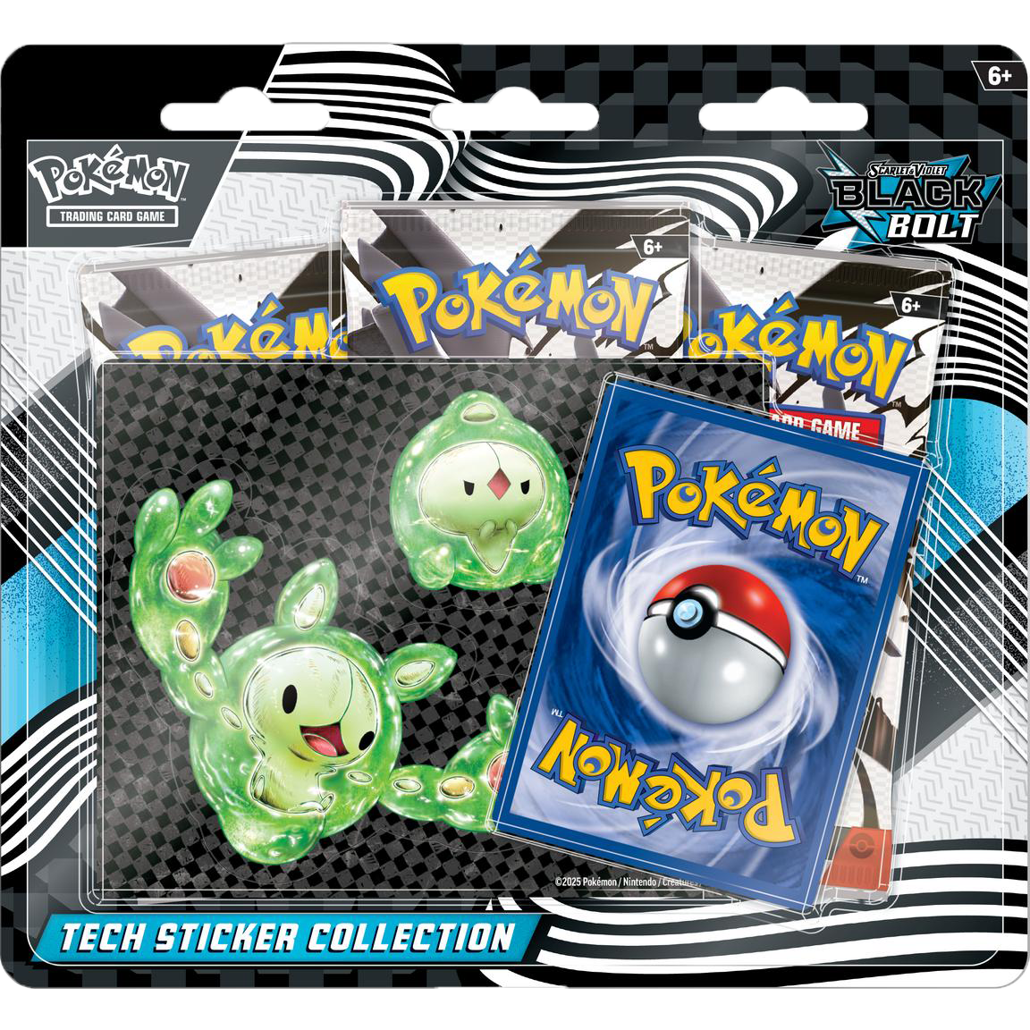 Black Bolt Tech Sticker Collection 3-Pack Blister (Black Bolt & White Flare)