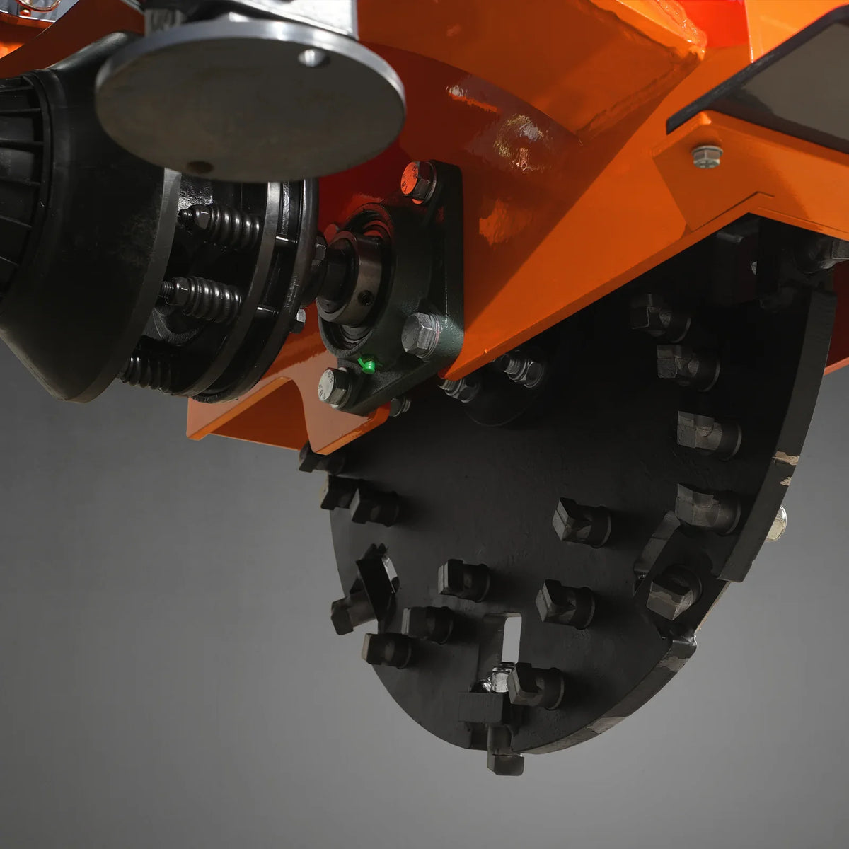 3-Point PTO Stump Grinder & 8 inch ZONSEN E-Start 1000cc 35hp Gas Powered Wood Chipper Bundle, SG24 & B200