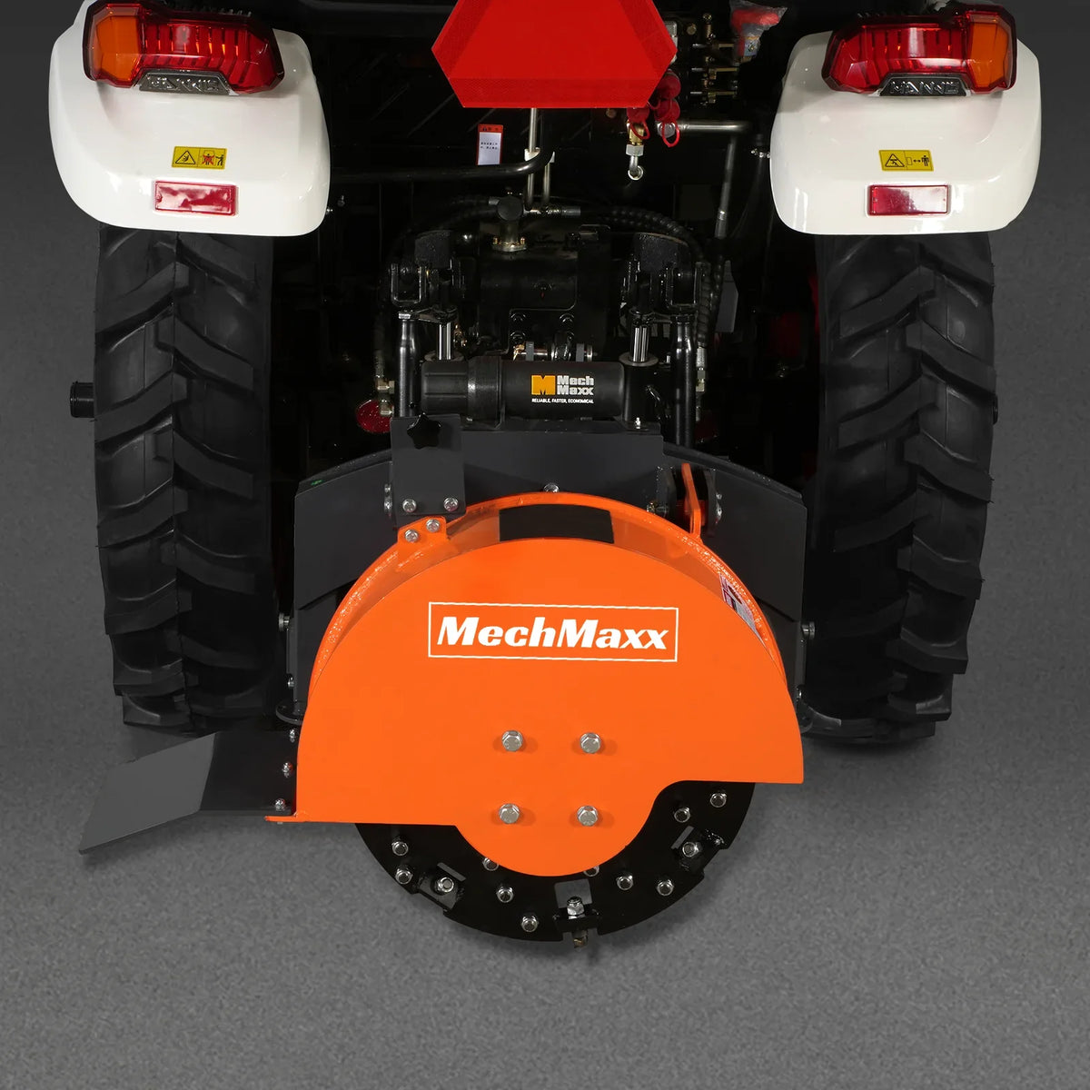 3-Point PTO Stump Grinder & 8 inch ZONSEN E-Start 1000cc 35hp Gas Powered Wood Chipper Bundle, SG24 & B200