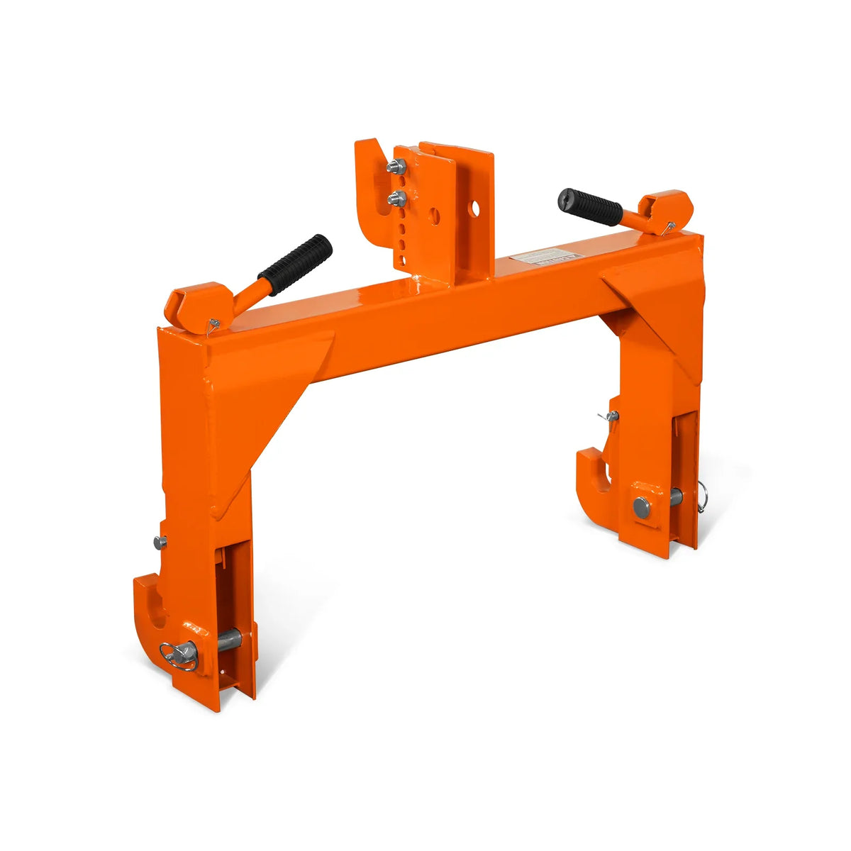 3 Point Quick Hitch Cat 1 for Tractors, Orange, QH1T