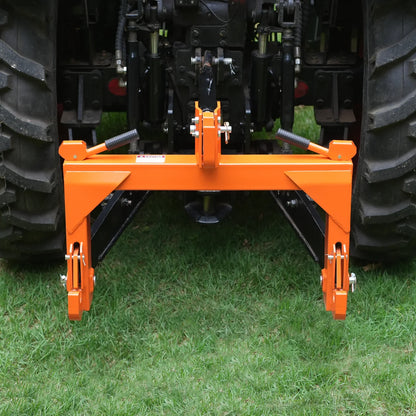 3 Point Quick Hitch Cat 1 for Tractors, Orange, QH1T