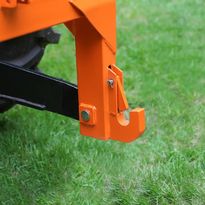 3 Point Quick Hitch Cat 1 for Tractors, Orange, QH1T