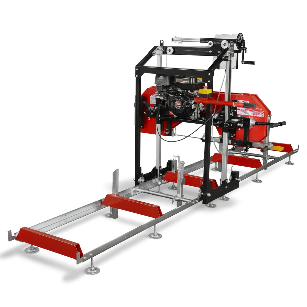 22" Portable Sawmill,  224cc 7HP DUCAR Gasoline Engine,  18" Board Width,  13' Track Length ,  SM-22