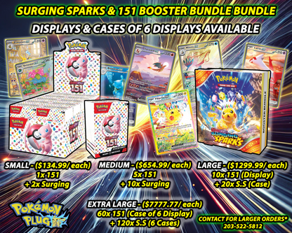 151 & Surging Sparks Booster Bundle - Bundle