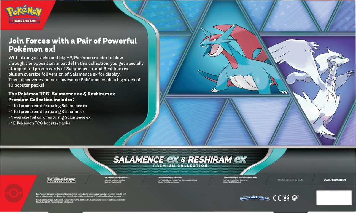 Salamence ex & Reshiram ex Premium Collection