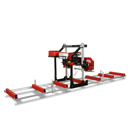 MechMaxx 36" MAX Portable Sawmill,  25HP 688cc HONDA GX690 V-Twin Engine,  35" Board Width,  20' Track Length ( 10 x Blades Included ) SM36HMAX