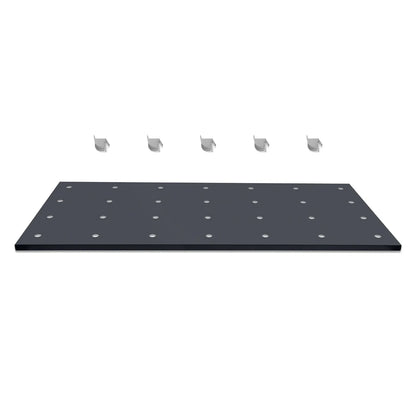 ( 1 Pack / 1 Pcs ) Shelf with 5 Pcs Clips, 1430L Cabinet, Black (for SKU:203004, 203008, 203009)