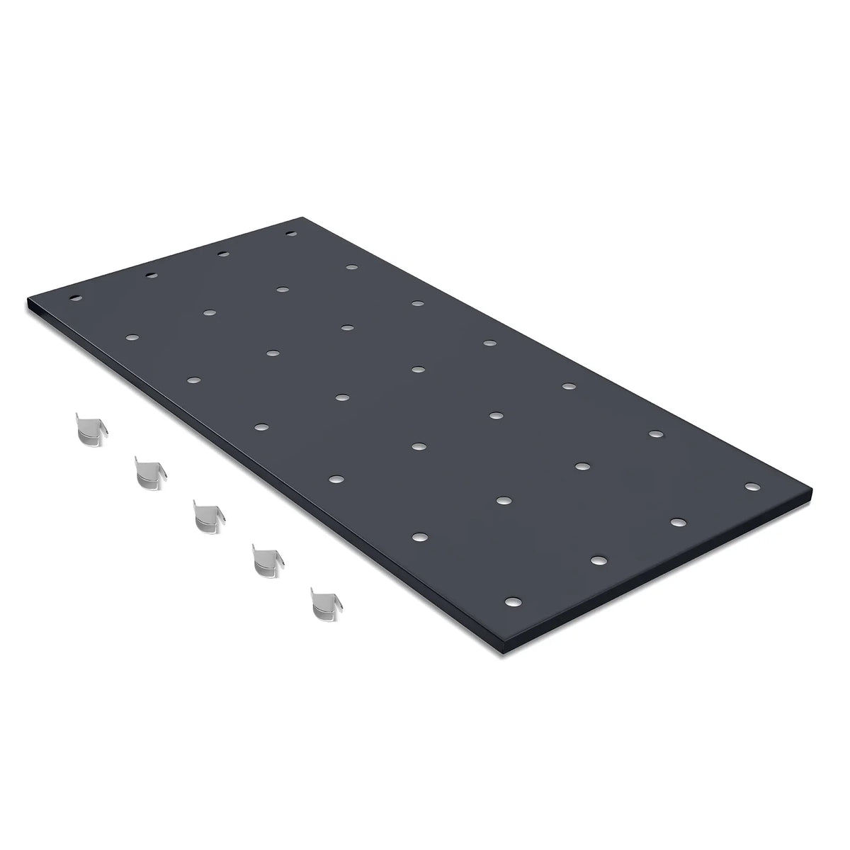 ( 1 Pack / 1 Pcs ) Shelf with 5 Pcs Clips, 1430L Cabinet, Black (for SKU:203004, 203008, 203009)