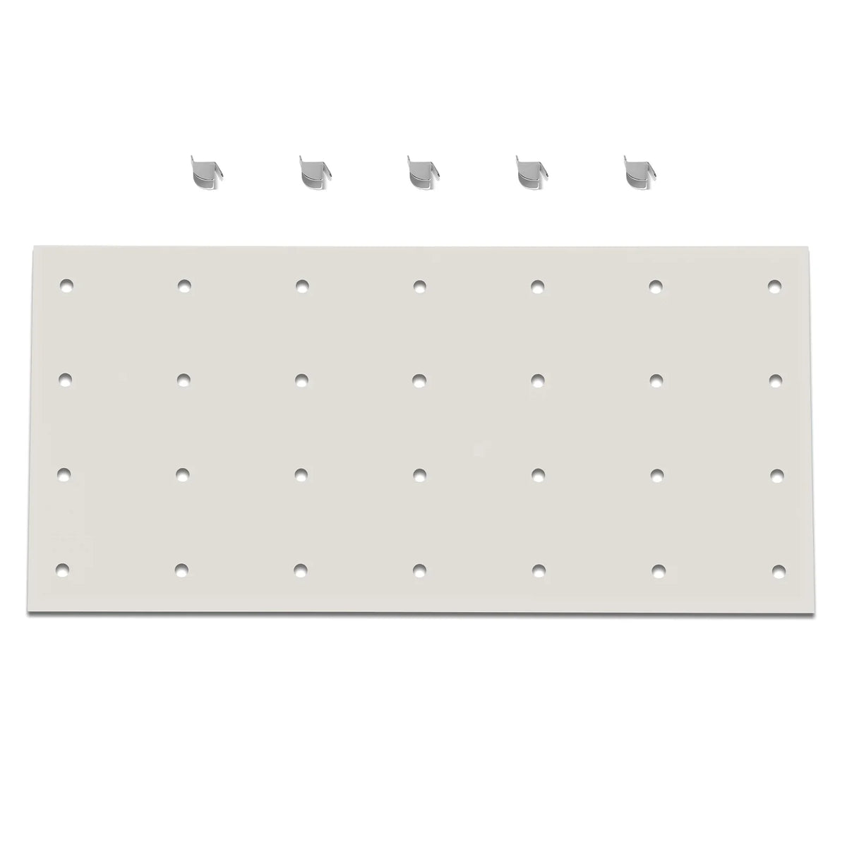 ( 1 Pack / 1 Pcs ) Shelf with 5 Pcs Clips, 1430L Cabinet, White (for SKU:203004W, 203008W, 203009W)