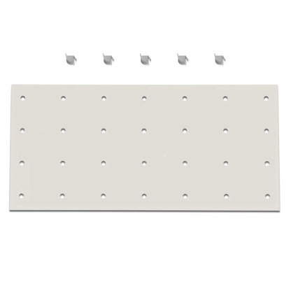 ( 1 Pack / 1 Pcs ) Shelf with 5 Pcs Clips, 1430L Cabinet, White (for SKU:203004W, 203008W, 203009W)