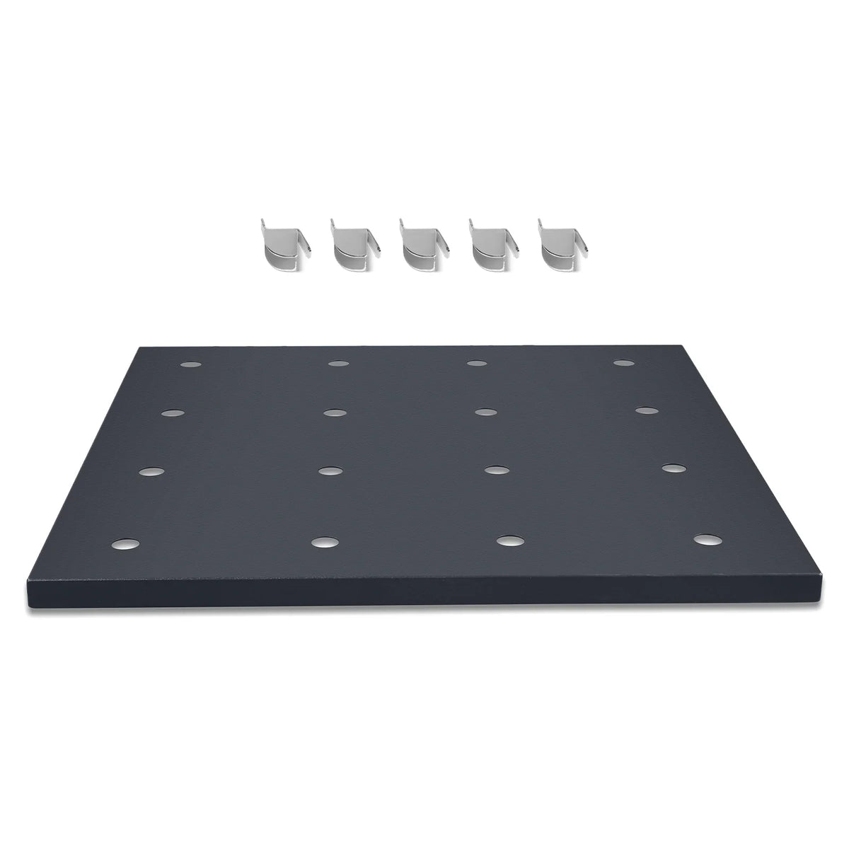 ( 1 Pack / 1 Pcs ) Shelf with 5 Pcs Clips, 210L Cabinet, Black (for SKU:203012, 203013)