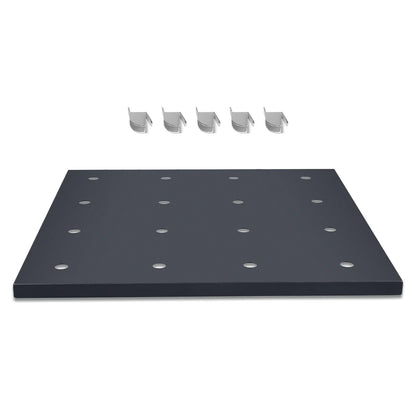 ( 1 Pack / 1 Pcs ) Shelf with 5 Pcs Clips, 210L Cabinet, Black (for SKU:203012, 203013)