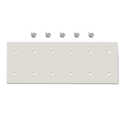 ( 1 Pack / 1 Pcs ) Shelf with 5 Pcs Clips, 320L Cabinet, White (for SKU: 203001W, 203005W)