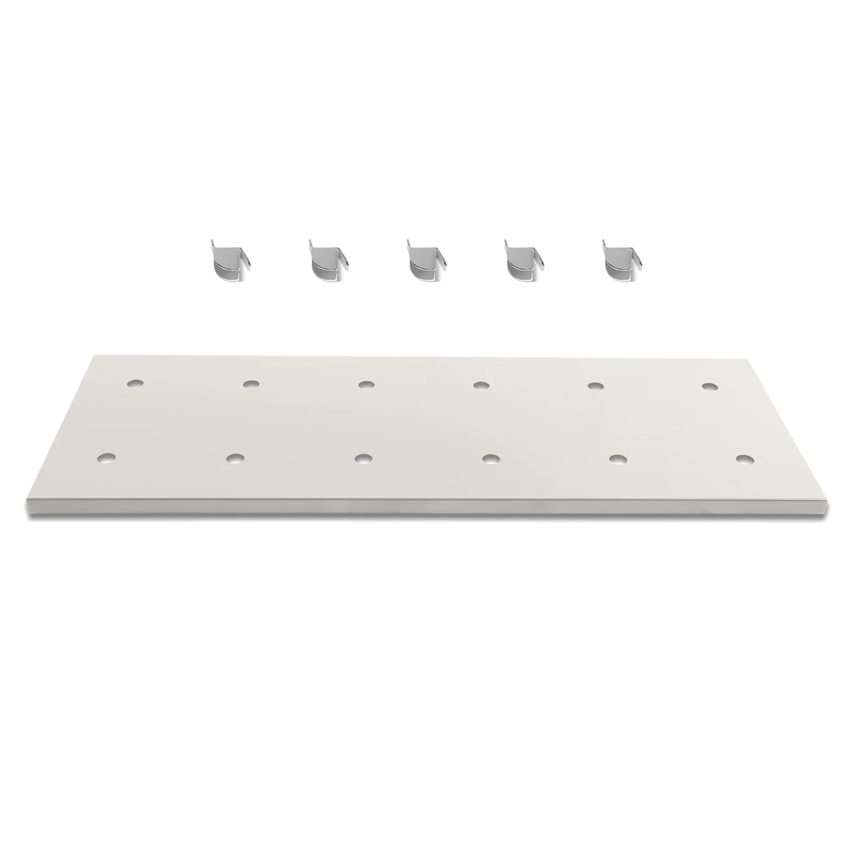 ( 1 Pack / 1 Pcs ) Shelf with 5 Pcs Clips, 320L Cabinet, White (for SKU: 203001W, 203005W)