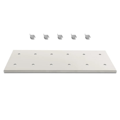 ( 1 Pack / 1 Pcs ) Shelf with 5 Pcs Clips, 320L Cabinet, White (for SKU: 203001W, 203005W)