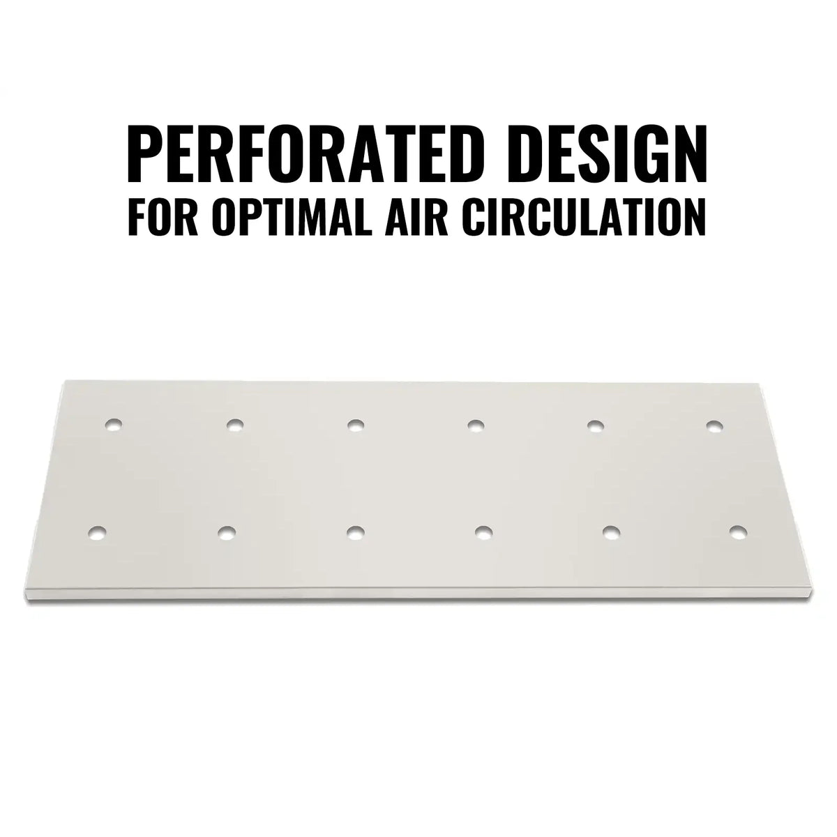 ( 1 Pack / 1 Pcs ) Shelf with 5 Pcs Clips, 320L Cabinet, White (for SKU: 203001W, 203005W)