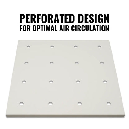 ( 1 Pack / 1 Pcs ) Shelf with 5 Pcs Clips, 540/730L Cabinet, White (for SKU:203002W, 203010W, 203006W, 203011W)