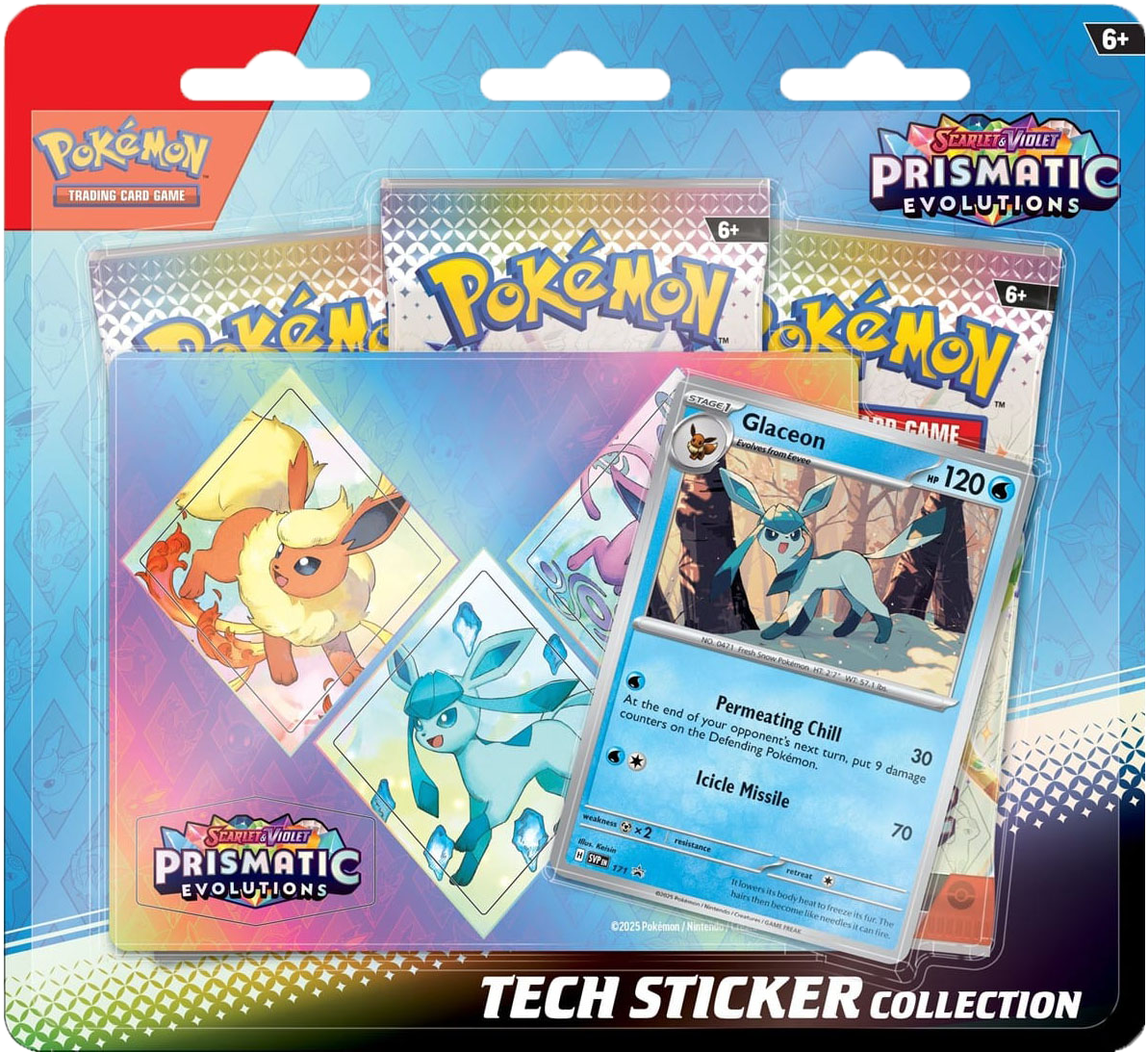 Pokémon TCG: Scarlet & Violet - Prismatic Evolutions - Tech Sticker Collection
