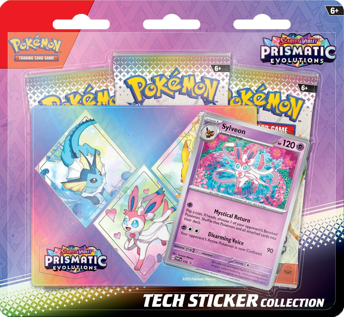 Pokémon TCG: Scarlet & Violet - Prismatic Evolutions - Tech Sticker Collection