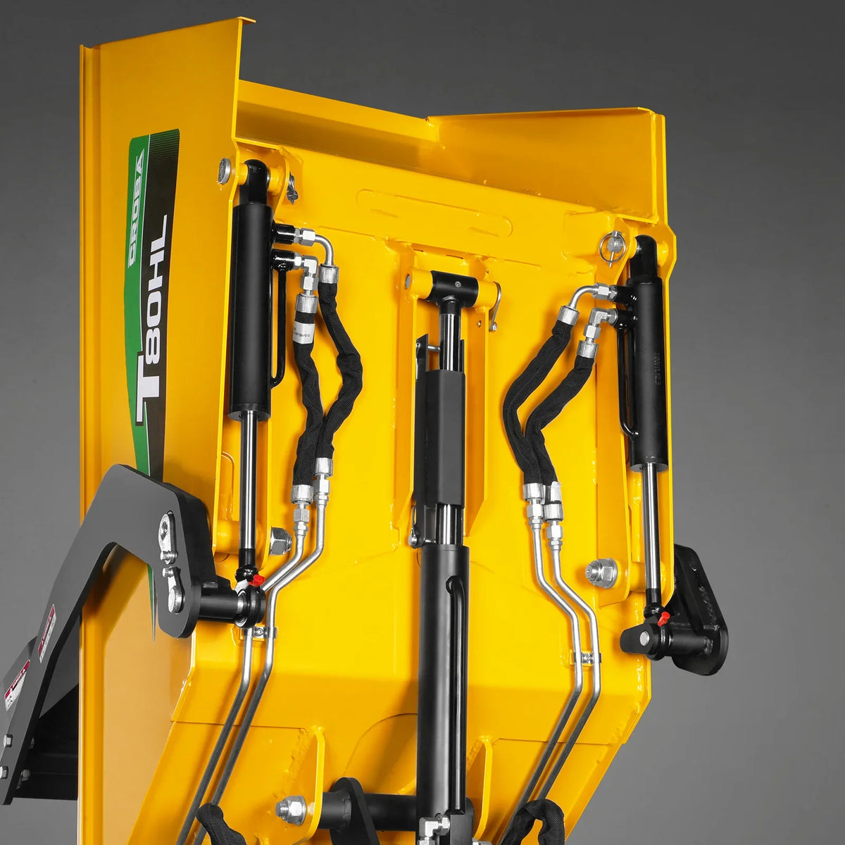 1100lb 420cc E-start Gas Engine Stand-ON Hydraulic Track Dumper Hydraulic Tipping and Lifting with Self-Loading,  T80HL
