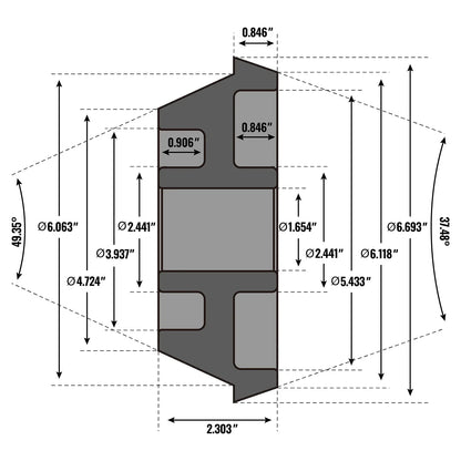Truck Cone Kit for WB Wheel Balancer (for SKU: 200009, 200010)
