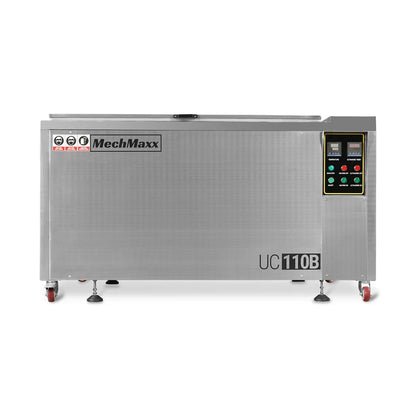 114 Gal / 432L Heavy Duty Industrial Ultrasonic Parts Washer, 28kHz 60 Transducers , SS304 Tank, 10kW Heater, 208–240V 3 Phase Power