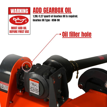 60" Standard 3Point Offset Flail Ditch Bank Mower,  25-60HP,  VAM60
