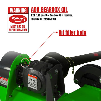 60" Standard 3Point Offset Flail Ditch Bank Mower,  25-60HP,  VAM60