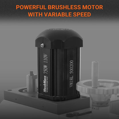 6"x20'' Benchtop Mill Drill Machine, Variable Speed, R8 Spindle, 1 HP, 110V, Brushless Motor Compact Milling Drilling Tool for Garage Shop, DIY Metalworking without Stand VM18L