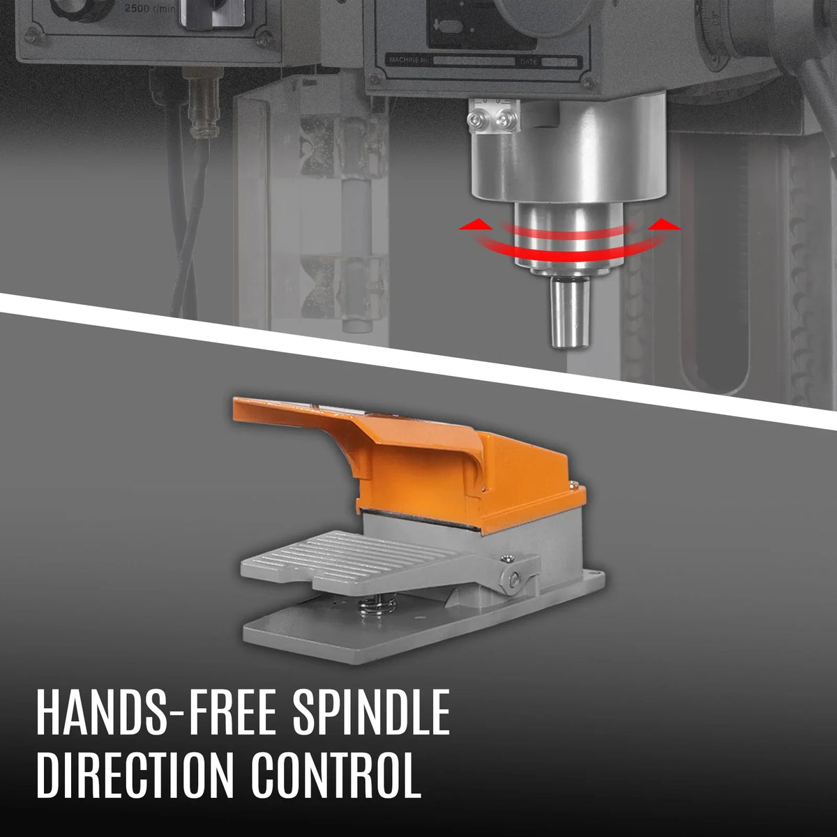 6"x20'' Benchtop Mill Drill Machine, Variable Speed, R8 Spindle, 1 HP, 110V, Brushless Motor Compact Milling Drilling Tool for Garage Shop