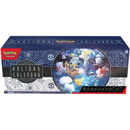 Pokemon Trading Card Game: Holiday Advent Calendar 2023 - 25 Days of Suprises - Includes Stamped Promo Cards, Packs & More!